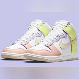 Nike Dunk High Cashmere Lemon Twist